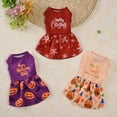 thumbnail image 4 of Catlerio Halloween Holiday Theme Dog Dresses for Halloween Dog Clothes Holiday Festival Dog Dress Puppy Party Costumes Doggie Shirts Outfits, 4 of 5
