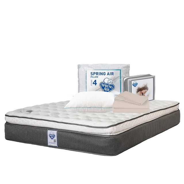 Colchón Matrimonial Phantom Spring Air + Juego de sábanas + 1 Almohada