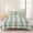 Sage Green, variant on King Quilts Bedding Set,Sage Green Buffalo Plaid Soft Warm Quilted Bedspread Comforter with Pillow Shams,Country Gingham Check All Season Coverlet Bed Decor Blankets