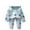 Sky Blue, variant on Pretxorve Kids Boys Long Sleeve Set Plain Light Summer Sleep Outfits