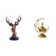 thumbnail image 1 of Figura de cabeza de ciervo, adorno, estatua, quemador, animal, resina, hierro, creativo, soporte de mesa, quemador, adecuado para sala de estar, dormi, 1 of 8