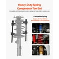 thumbnail image 2 of VEVOR Strut Spring Compressor, 2 Pack, Heavy Duty Coil Spring Compressor Tool with 10.4 Inches(256 mm) Range, Compatible with 0.86 inches(22 mm) Hex Sockets, Fit for Car Truck Motorcycle, Black, 2 of 9