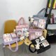 thumbnail image 2 of Bolso cruzado Kawaii, bolso de hombro bonito a la moda, mochila para portátil con bonitos alfileres y muñecos de peluche, bolso de mano diario de viaje para mujeres y niñas, 2 of 2