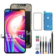 thumbnail image 1 of Screen Replacement for iPhone 13 Mini - Lcd Replacement Kit & Digitizer Display Full Aassembly for Apple iPhone 13 Mini 5.4 Inch Models A2481, A2626, A2628, A2629, A2630 with Repair Tools, 1 of 1