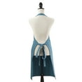 thumbnail image 4 of Saro Lifestyle Classic Cuisine Denim Pocket Apron White, 4 of 5