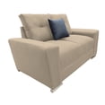 thumbnail image 3 of Love seat El Bazar Store Suecia Lino Beige 2 plazas, Modular, Moderno, Sala, Sofa, 3 of 5
