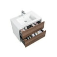 thumbnail image 2 of SERA Fleur Bathroom Vanity Walnut, 2 of 7