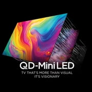 TCL 65 Class QM6K Series QD-Mini LED QLED 4K UHD HDR Smart Google TV (NEW 2025) - 144Hz, Dolby Atmos Onkyo Audio, Halo Control System - 65QM6K