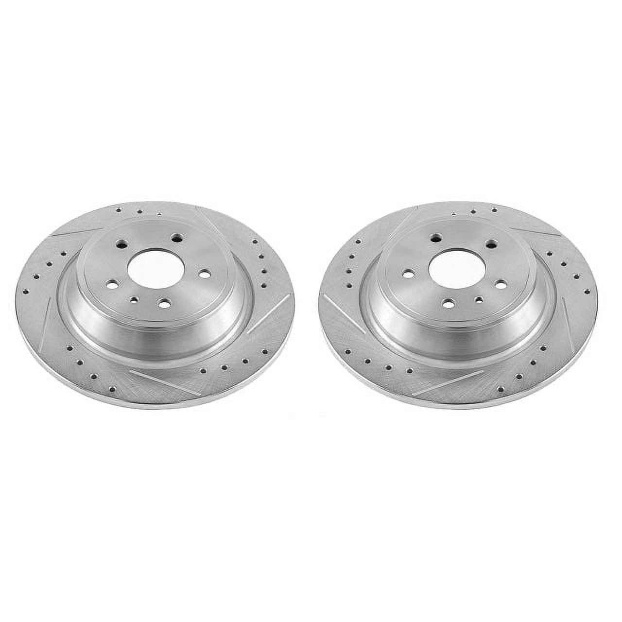Power Stop AR85166XPR Evolution Drilled & Slotted Rotors -Rear