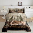 thumbnail image 2 of Castle Fairy Safari Deer Twin Comforter Sets,Jungle Animal Bedding Set, 2 of 8