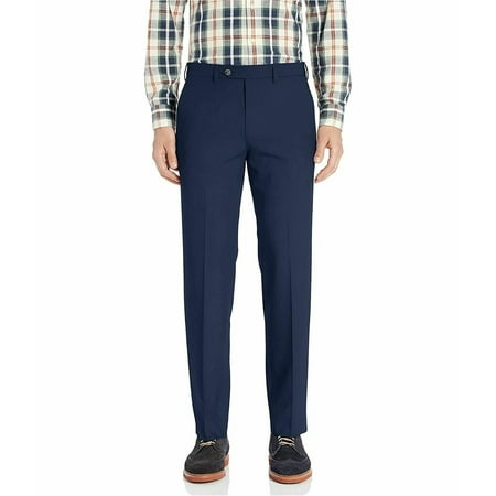 Mens Dress Pants 36X32 Bi-Stretch Flat Front Stretch 36