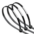 thumbnail image 3 of Brida de nailon para cables de plástico de color blanco y negro enrollada con cinta de 3 x 100 x 150 x 4 x 200 x 250 x 5 x 8, 3 of 5