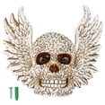 thumbnail image 2 of Decoración De Calavera, Exquisita Estatua De Calavera De Resina De Tamaño Compacto Para Decoración De Escritorio, 2 of 8