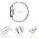 thumbnail image 3 of Correa de reloj NewWays compatible con Apple Serie 10-3 de 42 mm/41 mm, 3 of 7