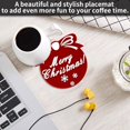 thumbnail image 4 of Juego de 20 posavasos navideños de fieltro, reutilizables y absorbentes con un exquisito diseño navideño, para bebidas frías o calientes, súper absorbentes y resistentes al calor., 4 of 5