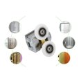 thumbnail image 3 of 8X Twin Shower Screen Door ROLLERS/Runners/Wheels Top & Bottom 23mm Replacement, 3 of 5