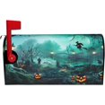 thumbnail image 2 of Night Halloween Mailbox Covers Magnetic Standard Size 18" X 21" Pumpkins Mailbox Cover Decorations Wrap, 2 of 6