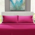 thumbnail image 7 of Clara Clark Full Size Bed Sheets Set - Deep Pocket 4 Piece - 1800 Hotel Luxury Soft Double Brushed Microfiber, Magenta, 7 of 7