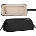 thumbnail image 2 of Travel Bag for Hair Tools for Airwrap Hair Dryer Accessories, Portable Large Capacity Hair Dryer Storage Bag, Black, 2 of 14