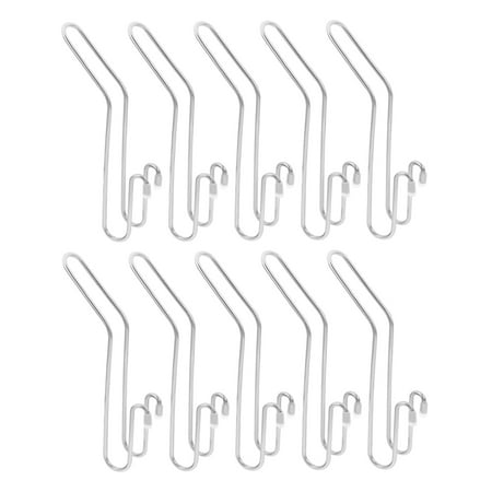 

Homemaxs 10pcs Multifunctional Stainless Steel Hooks Metal Hanging Hooks for Car