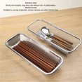 thumbnail image 3 of Stainless Steel Utensil Drying Rack, Kitchen Utensils Chopsticks Holder Drying Rack Basket Multifunctional Cutlery Drain Basket Kitchen Silverware Drainer For Dish Drying Rack, 3 of 8