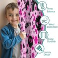thumbnail image 3 of Blackout Kids Curtains,Pink Halloween Fantasy Pattern Childrens Insulated Curtains Set Of 2,Bedroom Essentials,Toddler Room Decor 42"x84", 3 of 5