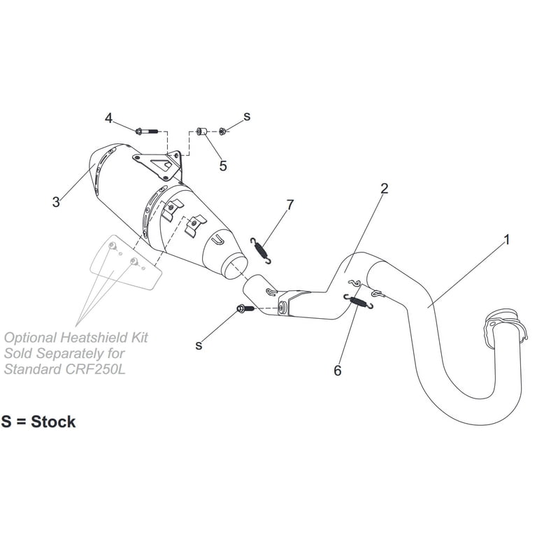 Yoshimura RS-4S Race Exhaust System | Stainless w/Carbon Tip
