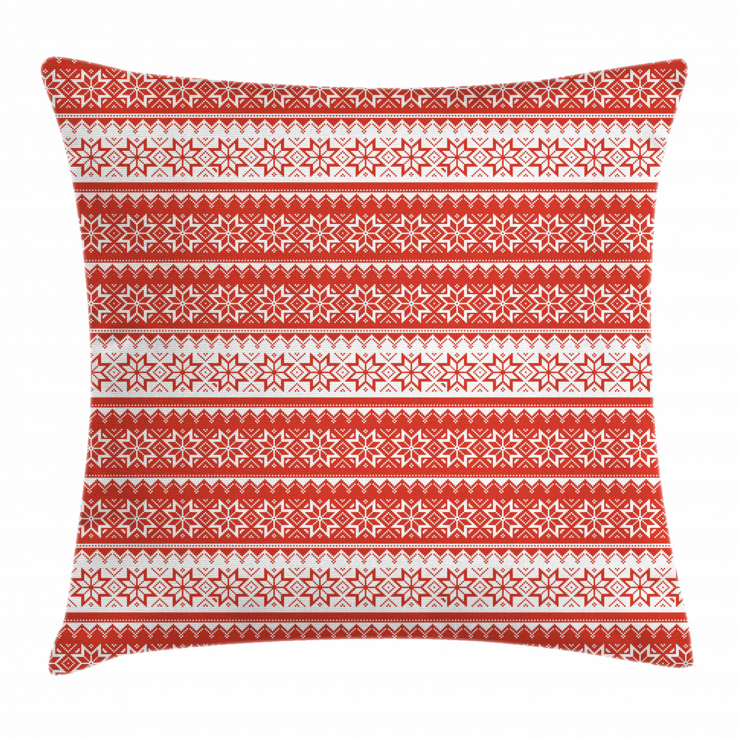 Nordic Throw Pillow Cushion Cover, Norwegian Swedish Traditional Motifs
