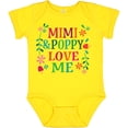 thumbnail image 3 of Inktastic Mimi and Poppy Love Me Granddaughter Girls Baby Bodysuit, 3 of 5