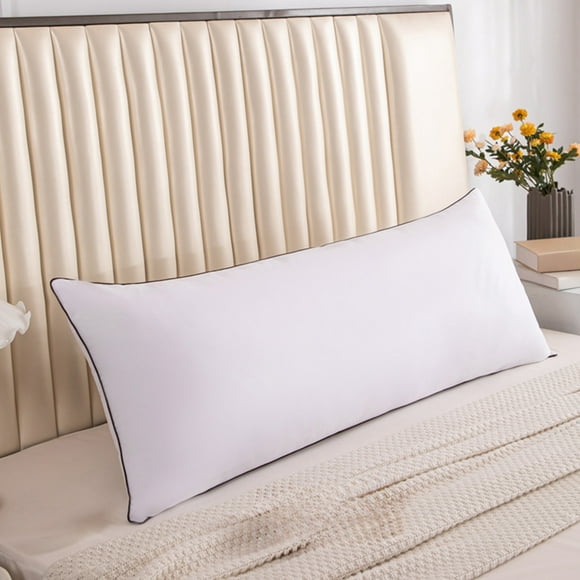 karymi Long Body Pillow for Sleeping 39.37x18.89in, Soft Down Alternative Cushion for Bed Sofa Floor, White Filled Bedroom Pillow Support House Decor House Decor