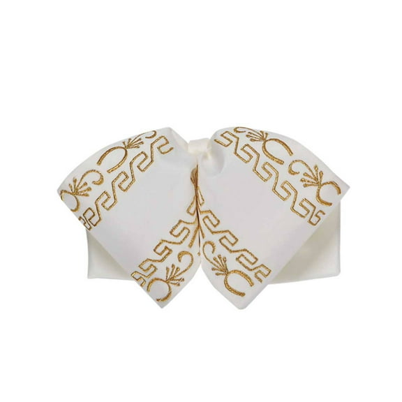 Mexican Charro Bow Tie 100% Polyester Ivory/Gold 600136
