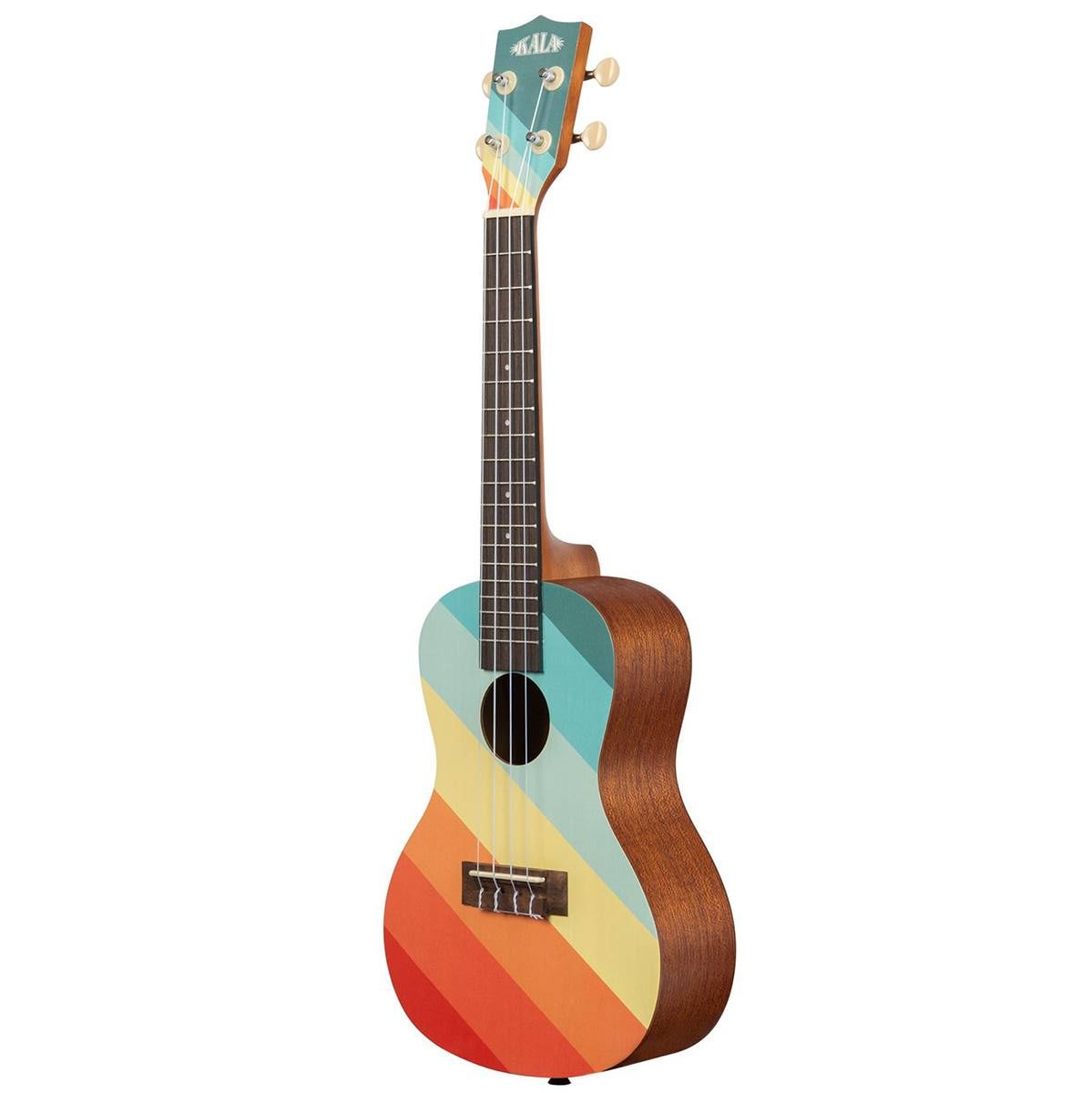 Kala Brand Music Co. Surf Concert Ukulele Far Out, Multicolor, 1 lb