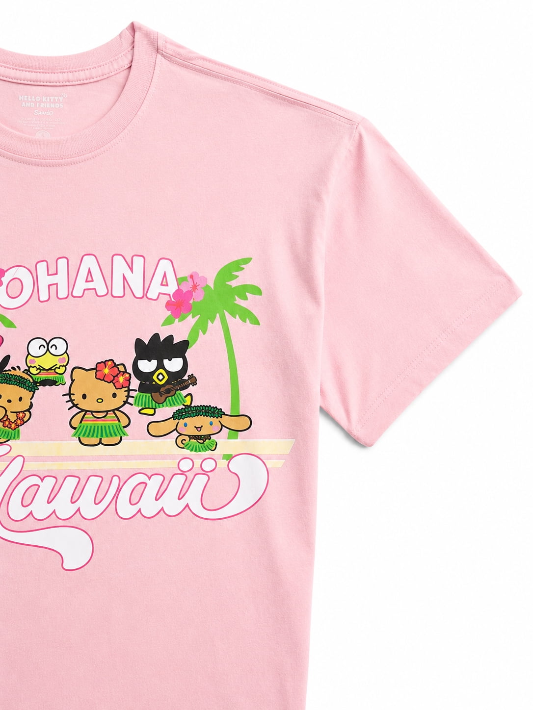 Hello Kitty and Friends Women’s Ohana Graphic Tee, Sizes XXS-2XL
