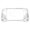 White, variant on Transparent TPU Protective Case for MINILOONG Pocket1 Game Console, Anti-Scratch Shockproof Slim Cover with Heat Dissipation Support