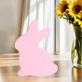 thumbnail image 5 of kowaku Easter Bunny Decorations Bunny Table Decor Party Rabbit Figurine Rabbit Sculpture for Indoor Housewarming Cabinet Office Desk Pink, 5 of 9