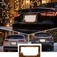 thumbnail image 6 of Christmas License Plate Frame, Festive Vehicle Plate Border for Standard Us Mounting Holes, Seasonal Car Exterior Decoration, Holiday Auto Accessory Accent, Seasonal Home Accent, A, 6 of 6