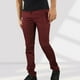 thumbnail image 1 of Ceisia Men's Gift Slim Straight-leg Solid-color Casual Pants Mid-Rise Button & Zipper Waist Minimalist Topstitching Pants, 1 of 6