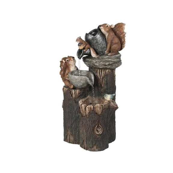 Clearance Under $10 Desktop Ornament, Tabletop Resin Squirrel Family Patio Garden Decoration Outdoor Garden Design For Home Garden Desktop Decoration Desktop