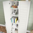 thumbnail image 3 of Loxley 36" Wide 2 Door Shiplap Cabinet, White, 3 of 9