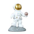 thumbnail image 1 of Estatua de trineo de astronauta, adorno de resina, figuritas temáticas del universo, decoración de escritorio, 1 of 4
