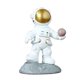 thumbnail image 1 of Estatua de trineo de astronauta, adorno de resina, figuritas temáticas del universo, decoración de escritorio, 1 of 4