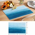 thumbnail image 6 of Sky Blue Placemats Set of 6 Oil Painting Texture Place Mats Table Mats Kitchen Dining Home Outdoor Party Table Decoration, 6 of 9