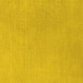 thumbnail image 1 of Ahgly Company Indoor Square Solid Yellow Modern Area Rugs, 6' Square, 1 of 4