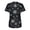 Red, variant on FGVCTG Christmas Print Women Scrub Tops, V Neck Short Sleeve Double Pocket Uniform Shirts Soft Breathable Casual Work Blouse For Nurse Care Workers Green 2XL