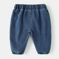 thumbnail image 4 of KAUOD Toddler Girl Boy Pants Jeans, Kids Elastic Waist 𝐂artoon Soft Denim Pants, Baby Boys Casual Pull On Trousers, 4 of 7