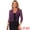 Dark Purple, variant on DARING DIVA Elegant Women's 3/4 Sleeve Sheer Mesh Cardigan Dresses L Khaki