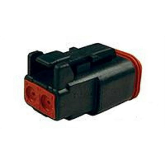 DT06-2S-CE06 CONNECTOR, HOUSING, PLUG, 2 POSITION 1EA