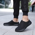 thumbnail image 5 of NOKIO Men's Mesh S𝗅ip On Mules Breathable Casual Backless Shoes with Soft Cushioning Lightweight Comfort Sandals Summer Walking Slippers for Daliy Work, 5 of 8