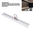 thumbnail image 3 of Aluminio L Track Rail, Unión De Vía De 12 Pulgadas Con 4 Accesorios De Anillo De Espárragos Individuales, Riel De La Cama De Camión Para Remolques Cerrados, Camiones, 3 of 7