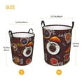 thumbnail image 5 of Fotbe A Cup Of Black Coffee On A Saucer Laundry Basket with Handles, Waterproof Large Laundry Hamper, Wash Bag for Corner Dorm, Rolling Laundry Basket with Handles-Small, 5 of 8